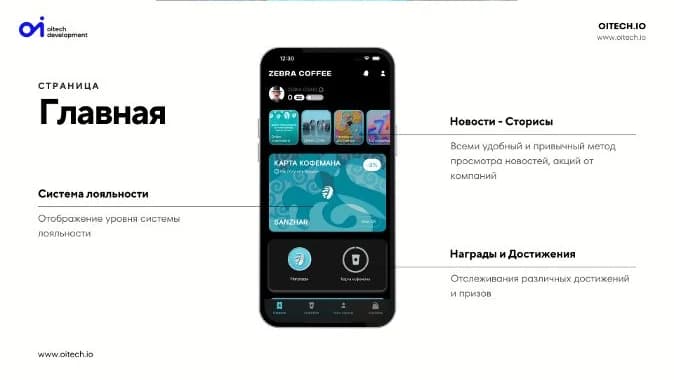 Zebra Coffee KZ — Экран 1 из 7